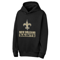 New Orleans Saints Outerstuff Youth Back to Basics Hoodie - Black outlet