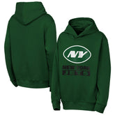 New York Jets Outerstuff Youth Back to Basics Hoodie - Green sale