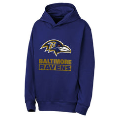 Baltimore Ravens Outerstuff Youth Back to Basics Hoodie - Purple sale