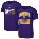 Minnesota Vikings Outerstuff Youth Never Quit 2-Pack T-Shirt Set - Purple on sale