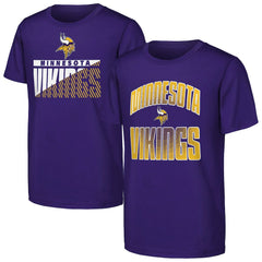Minnesota Vikings Outerstuff Youth Never Quit 2-Pack T-Shirt Set - Purple on sale