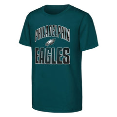 Philadelphia Eagles Outerstuff Youth Never Quit 2-Pack T-Shirt Set - Midnight Green online
