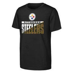 Pittsburgh Steelers Outerstuff Youth Never Quit 2-Pack T-Shirt Set - Black cheap