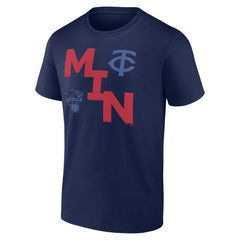 Minnesota Twins Record Shattered T-Shirt Navy