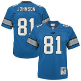 Calvin Johnson Detroit Lions Youth Legacy Replica Jersey - Blue for sale