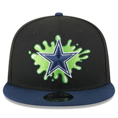 Dallas Cowboys New Era Nickelodeon Slime 9FIFTY Snapback Hat - Black/Navy for sale