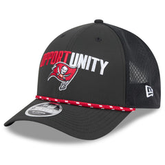Tampa Bay Buccaneers New Era 2025 Inspire Change 9FORTY M-Crown Adjustable Hat - Black discount