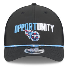 Tennessee Titans New Era 2025 Inspire Change 9FORTY M-Crown Adjustable Hat - Black outlet