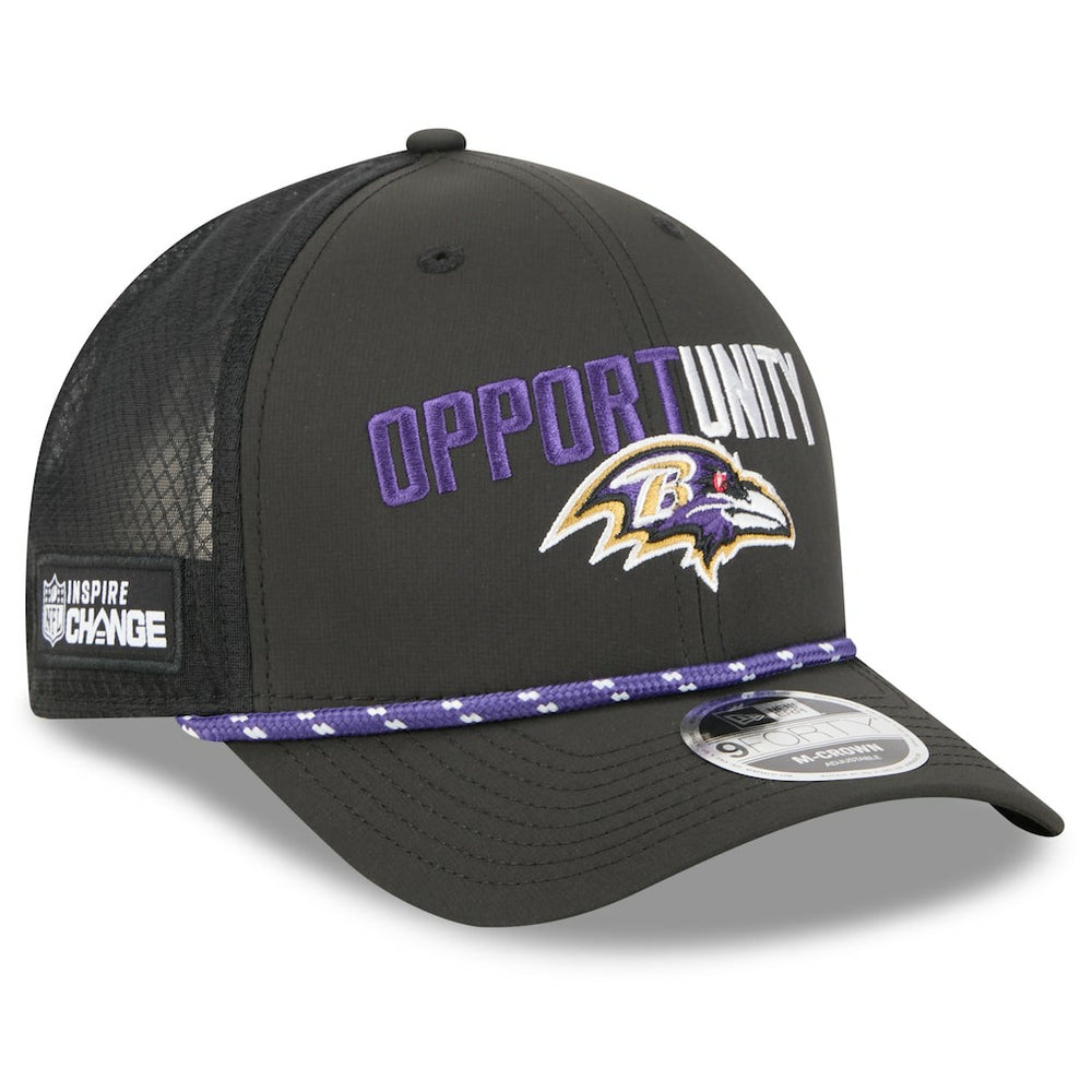 Baltimore Ravens New Era 2025 Inspire Change 9FORTY M-Crown Adjustable Hat - Black online