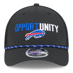 Buffalo Bills New Era 2025 Inspire Change 9FORTY M-Crown Adjustable Hat - Black on sale