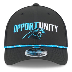 Carolina Panthers New Era 2025 Inspire Change 9FORTY M-Crown Adjustable Hat - Black on sale