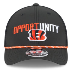 Cincinnati Bengals New Era 2025 Inspire Change 9FORTY M-Crown Adjustable Hat - Black for sale