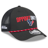 Houston Texans New Era 2025 Inspire Change 9FORTY M-Crown Adjustable Hat - Black cheap