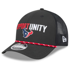 Houston Texans New Era 2025 Inspire Change 9FORTY M-Crown Adjustable Hat - Black cheap