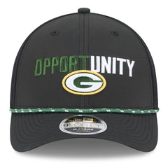 Green Bay Packers New Era 2025 Inspire Change 9FORTY M-Crown Adjustable Hat - Black outlet