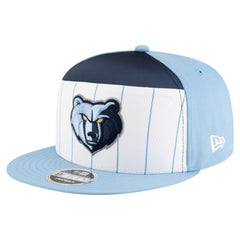 Memphis Grizzlies Youth 2025 NBA Tip Off Split Panel 9FIFTY Snapback Hat - White/Light Blue sale