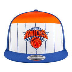 New York Knicks Youth 2025 NBA Tip Off Split Panel 9FIFTY Snapback Hat - White/Blue on sale