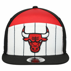 Chicago Bulls Youth 2025 NBA Tip Off Split Panel 9FIFTY Snapback Hat - White/Black sale
