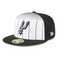 San Antonio Spurs 2025 NBA Tip Off Split Panel 59FIFTY Fitted Hat - White/Black cheap