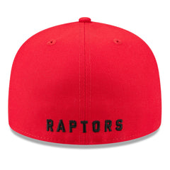 Toronto Raptors 2025 NBA Tip Off Split Panel 59FIFTY Fitted Hat - White/Red for sale