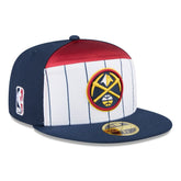 Denver Nuggets 2025 NBA Tip Off Split Panel 59FIFTY Fitted Hat sale - White/Navy cheap
