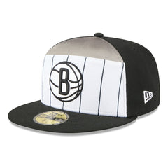 Brooklyn Nets 2025 NBA Tip Off Split Panel 59FIFTY Fitted Hat - White/Black outlet