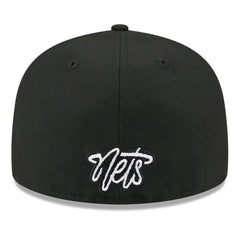 Brooklyn Nets 2025 NBA Tip Off Split Panel 59FIFTY Fitted Hat - White/Black outlet