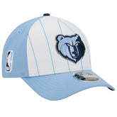Memphis Grizzlies 2025 NBA Tip Off M-Crown A-Frame 9FORTY Adjustable Hat - White/Light Blue discount