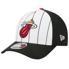 Miami Heat 2025 NBA Tip Off M-Crown A-Frame 9FORTY Adjustable Hat - White/Black for sale