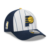 Indiana Pacers 2025 NBA Tip Off M-Crown A-Frame 9FORTY Adjustable Hat - White/Navy on sale