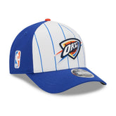Oklahoma City Thunder 2025 NBA Tip Off M-Crown A-Frame 9FORTY Adjustable Hat - White/Blue online