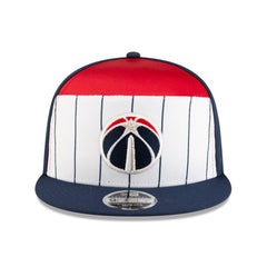Washington Wizards 2025 NBA Tip Off Split Panel 9FIFTY Snapback Hat - White/Navy discount