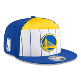 Golden State Warriors 2025 NBA Tip Off Split Panel 9FIFTY Snapback Hat sale - White/Royal outlet