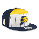 Indiana Pacers 2025 NBA Tip Off Split Panel 9FIFTY Snapback Hat - White/Navy shop