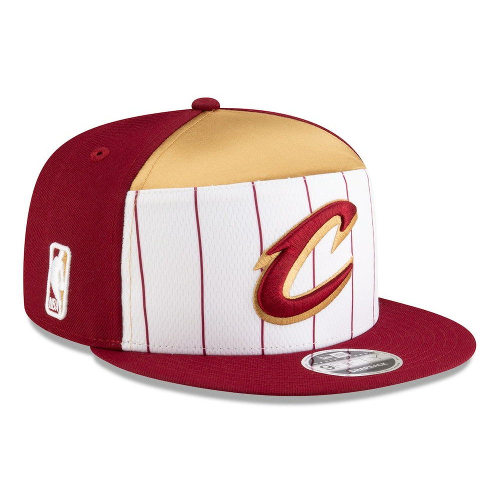 Cleveland Cavaliers 2025 NBA Tip Off Split Panel 9FIFTY Snapback Hat sale - White/Wine shop