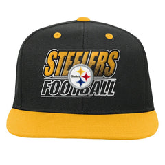 Pittsburgh Steelers Outerstuff Youth Team Gradient Deadstock Snapback Hat - Black sale