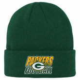 Green Bay Packers Outerstuff Youth Team Gradient Cuffed Knit Hat - Green discount