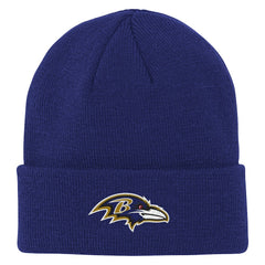 Baltimore Ravens Outerstuff Youth Team Gradient Cuffed Knit Hat - Purple on sale