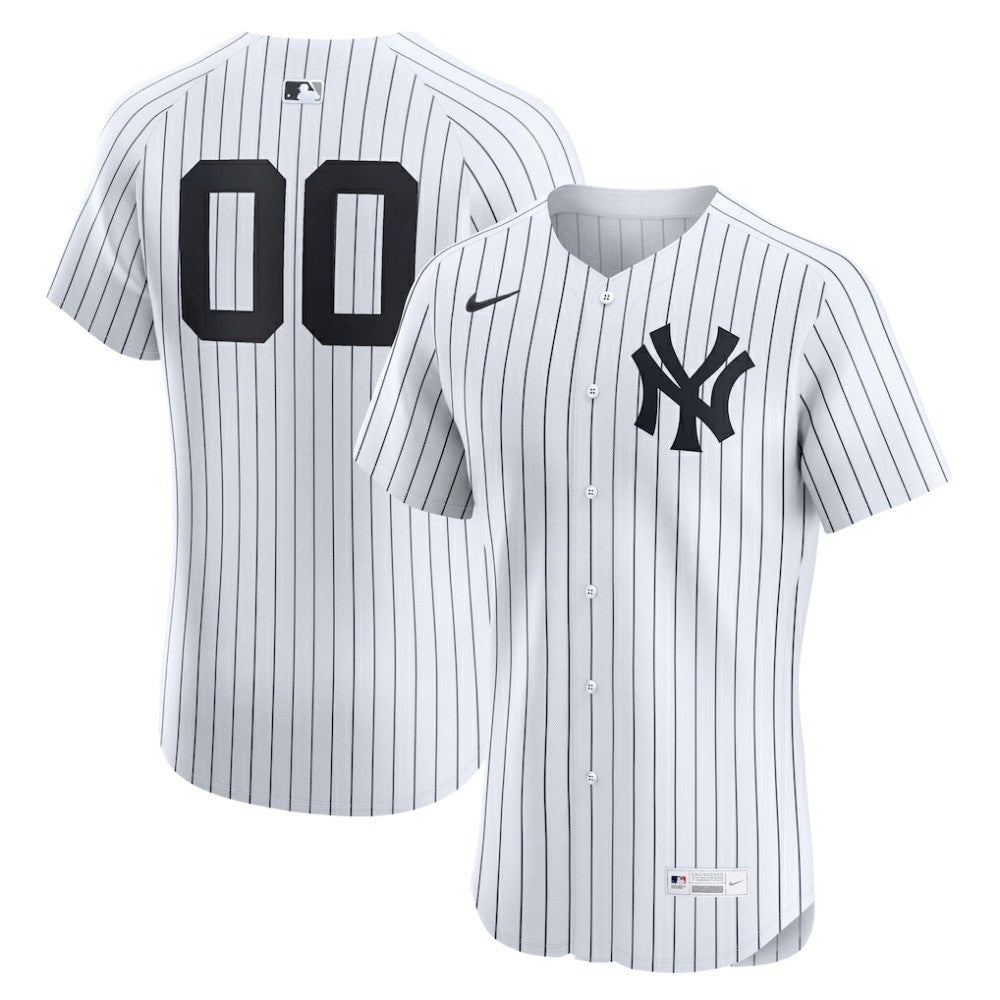 New York Yankees Home Elite Custom Jersey White