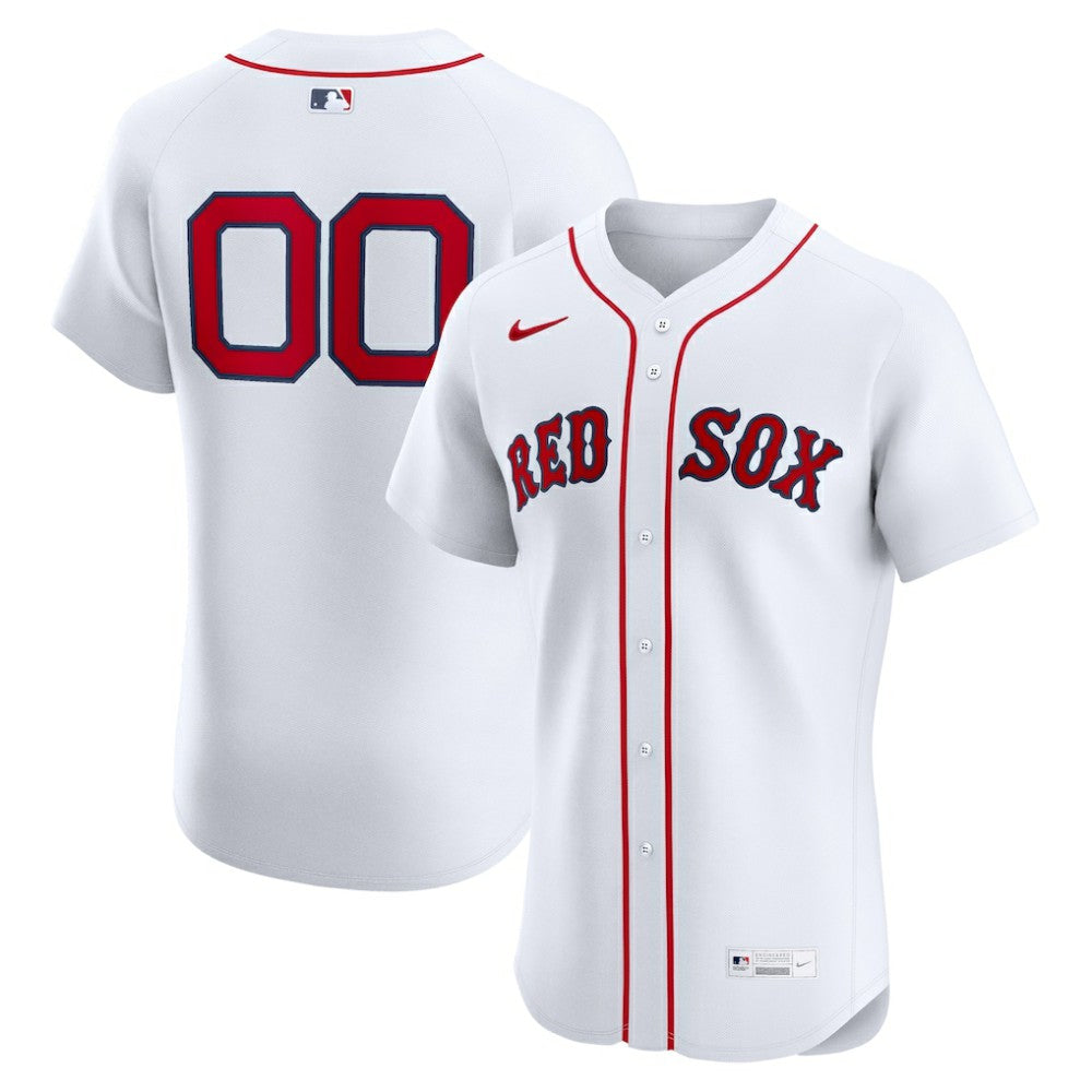Boston Red Sox Home Elite Custom Jersey White