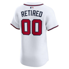 Atlanta Braves Home Elite Pick-A-Player Retired Roster Jersey White