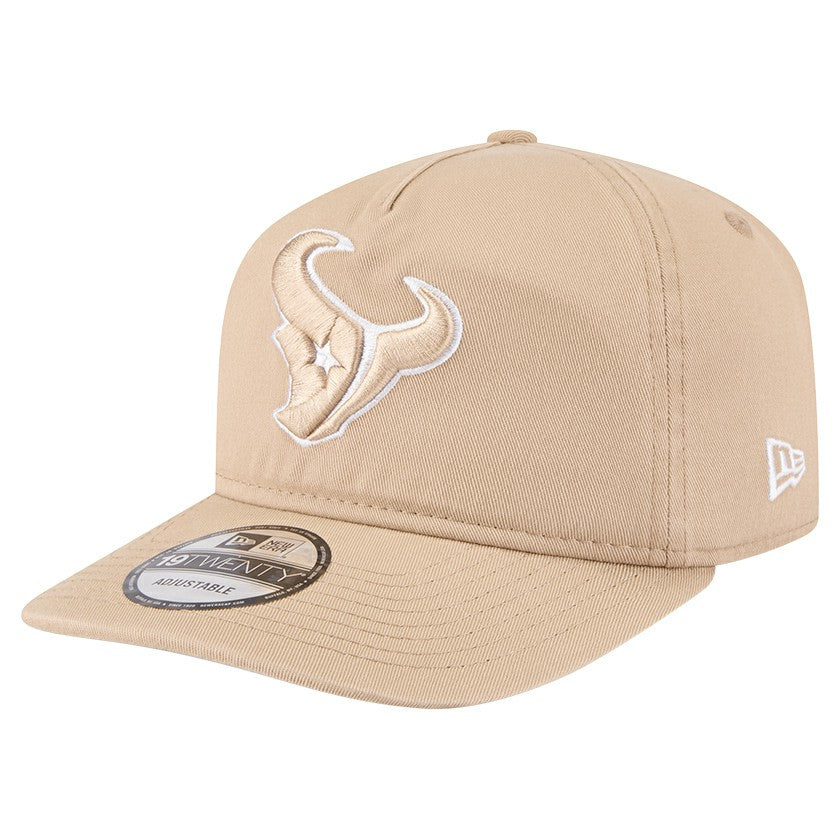 Houston Texans New Era 19TWENTY Adjustable Hat - Tan discount