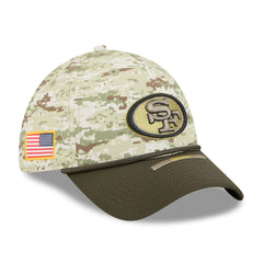 San Francisco 49ers New Era 2025 Salute to Service 39THIRTY Flex Hat - Camo on sale