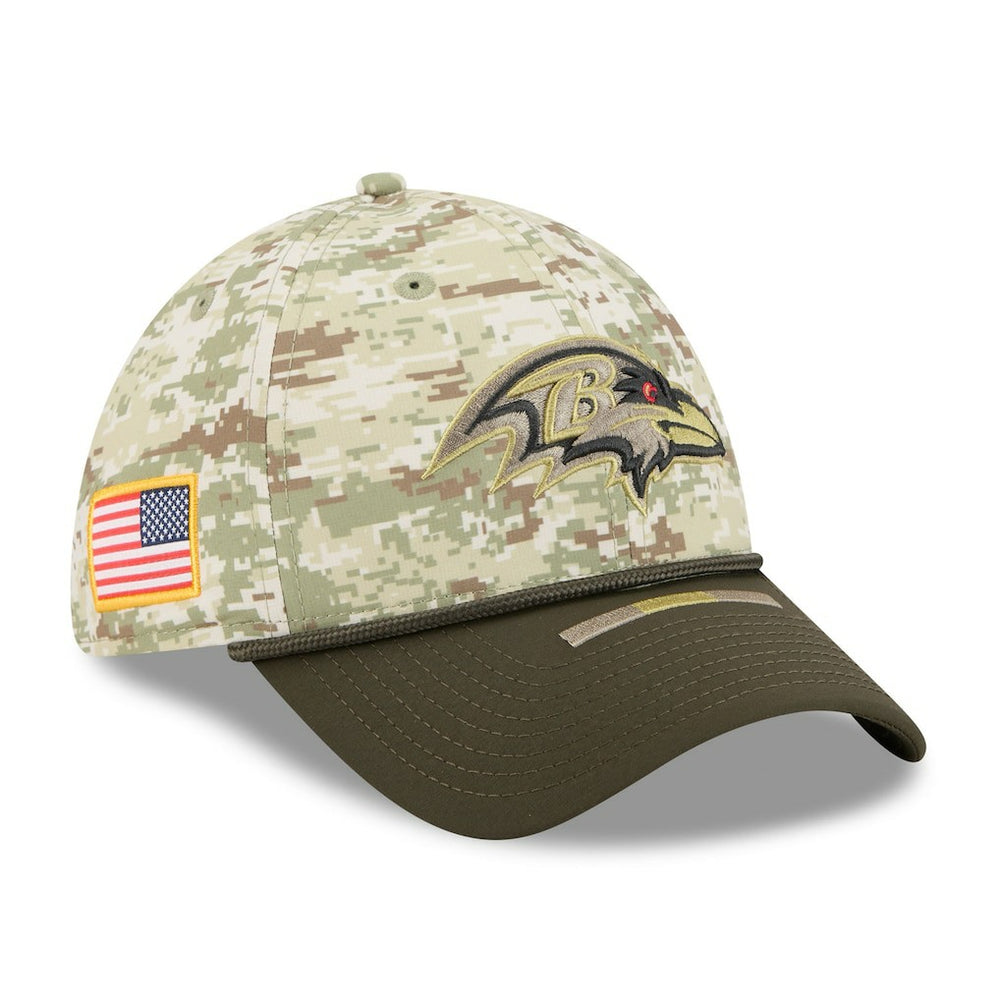 Baltimore Ravens New Era 2025 Salute to Service 39THIRTY Flex Hat - Camo on sale