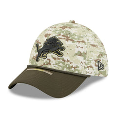 Detroit Lions New Era 2025 Salute to Service 39THIRTY Flex Hat - Camo cheap