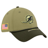 Miami Dolphins New Era 2025 Salute to Service 39THIRTY Flex Hat - Green discount