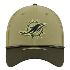 Miami Dolphins New Era 2025 Salute to Service 39THIRTY Flex Hat - Green discount