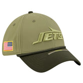 New York Jets New Era 2025 Salute to Service 39THIRTY Flex Hat - Green outlet