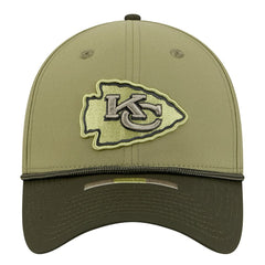 Kansas City Chiefs New Era 2025 Salute to Service 39THIRTY Flex Hat - Green cheap