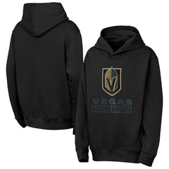 Vegas Golden Knights Outerstuff Youth Back to Basics Hoodie - Black Hoodies